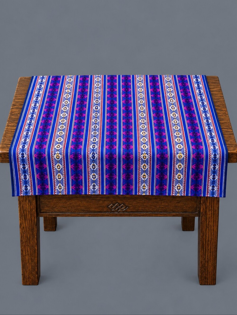Andean Peruvian Rainbow Ceremonial Altar Tablecloth Throw